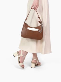Thumbnail Giày Sandal Gót Vuông Cao Gót Nữ Cillie Quai Phồng Đế Vuông 7cm Chống Trơn SD28 4