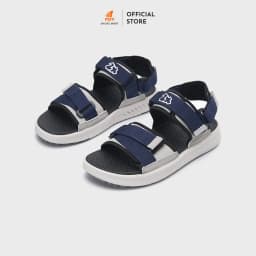 Thumbnail Giày Sandal Nam nữ 2 quai ZX 2822 Navy Grey bản to phối quai dán chéo quai sau tháo rời có đệm gót đế EVA phylon mới 1