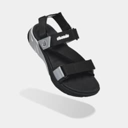 Thumbnail Giày Sandal Nam Nữ F8M Êm Chân, Bền Màu Đen Xám Shondo F8M0110 2