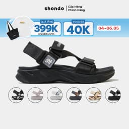 Thumbnail Giày Sandal Nam Nữ F8M Thoải Mái, Nhẹ Êm Ver 2 Shondo Nhiều Màu 1