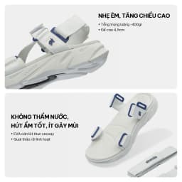 Thumbnail Giày Sandal Nam Nữ F8M Thoải Mái, Nhẹ Êm Ver 2 Shondo Nhiều Màu 3