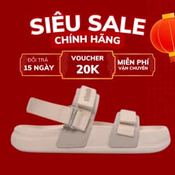 Thumbnail Giày sandal nam nữ Shondo bánh mì Platy 5 khoen gài màu HỒNG PL57095 1