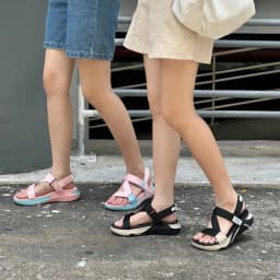 Thumbnail Giày Sandal Nam Nữ SHONDO F7 Racing Màu Đen Be F7R1125 3