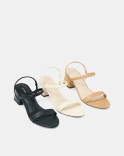 Thumbnail Giày Sandal Nữ 5cm Thời Trang JUNO Gót Thấp Quai Ngang SD05112 4