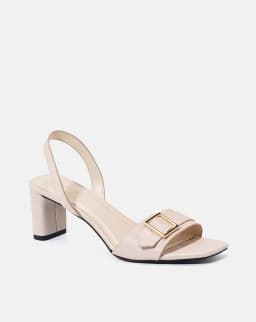 Thumbnail Giày Sandal Nữ 7cm Thời Trang JUNO Mũi Vuông Khóa Trang Trí SD07044 4