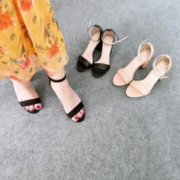 Thumbnail Giày sandal nữ cao gót vuông 7 phân sang trọng, quý phái - Carnaval VS02 2