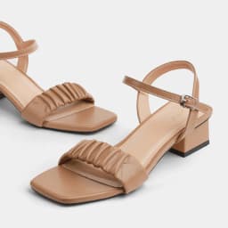Thumbnail Giày sandal nữ DILY gót vuông quai nhún cao 3cm_AA0261 2