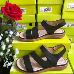 Thumbnail Giày Sandal Nữ Êm Nhẹ Đế Chống Trơn Trượt Thoải Mái Di Chuyển Vận Động Khóa Dán Tiện Lợi Gót 3CM (001) 2