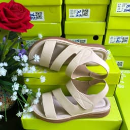 Thumbnail Giày Sandal Nữ Êm Nhẹ Đế Chống Trơn Trượt Thoải Mái Di Chuyển Vận Động Khóa Dán Tiện Lợi Gót 3CM (001) 3