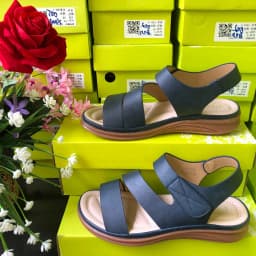 Thumbnail Giày Sandal Nữ Êm Nhẹ Đế Chống Trơn Trượt Thoải Mái Di Chuyển Vận Động Khóa Dán Tiện Lợi Gót 3CM (001) 4
