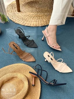Thumbnail Giày sandal nữ MYSS mũi nhọn dây mảnh 8 cm thời trang - SD150 3