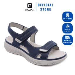 Thumbnail Giày Sandal Nữ Quai Ngang Siêu Nhẹ Khóa Dán Tiện Lợi Phong Cách Khỏe Khoắn Năng Động Của Giới Nữ Đế Gót 3CM (004) 1