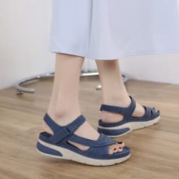 Thumbnail Giày Sandal Nữ Thời Trang Phong Cách Thể Thao Siêu Nhẹ Thoải Mái Đế 4Cm Khóa Dán Phù Hợp Đi Làm, Đi Học, Đi Chơi (03) 1