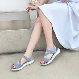 Thumbnail Giày Sandal Nữ Thời Trang SiKetu Trẻ Trung Năng Động Siêu Êm Đáy Dày Khóa Dán Phù Hợp Đi Làm, Đi Học, Đi Chơi (MS-028) 3