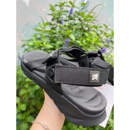 Thumbnail Giày sandal Shondo đen full quai xoay 360 dành cho nam nữ F6X1111 4