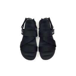 Thumbnail Giày sandal SHONDO F6 sport quai đen đế trắng F6S003 3