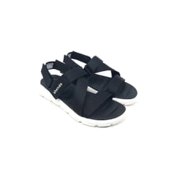 Thumbnail Giày sandal SHONDO F6 sport quai đen đế trắng F6S003 4