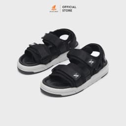 Thumbnail Giày Sandal ZX Meta 2125 Black Grey 2 quai bản to có đệm lót, có thể điều chỉnh độ rộng, đế EVA 3.5cm 1