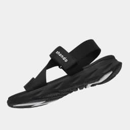 Thumbnail Giày Sandals Nam Nữ Cao Cấp Unisex Êm Chân Quai Liền Shondo F6 Sport Đen F6S1111 3