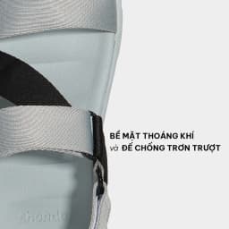 Thumbnail Giày Sandals Nam Nữ Shondo F6 Đế Xám Phối Quai Đen F6S2011 3