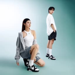 Thumbnail Giày Sandals Nam Nữ Unisex Shondo F7 Racing Đế Đen Phối Trắng Quai Đen F7R1010 2