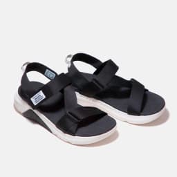 Thumbnail Giày Shondo Sandals F7 Racing F7R0010 đế trắng phối đen quai đen 3