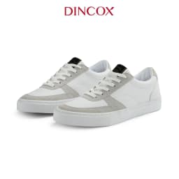 Thumbnail Giày Sneaker Da Nam Nữ E13 Off/White Dincox 3