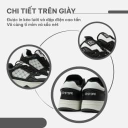 Thumbnail Giày sneaker G2 Ageta kiểu giày nam nữ đế cao dáng giày thể thao nam dùng tập gym, chạy bộ đi chơi độn đế tăng chiều cao 3