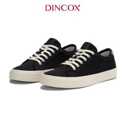 Thumbnail Giày Sneaker Nam Nữ Vải Canvas DINCOX E12 Black Đơn Giản Thanh Lịch - Unisex Sneaker 3