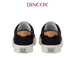 Thumbnail Giày Sneaker Nam Nữ Vải Canvas DINCOX E12 Black Đơn Giản Thanh Lịch - Unisex Sneaker 4