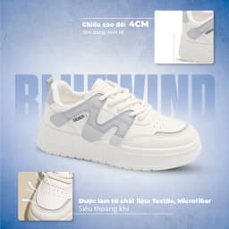 Thumbnail Giày Sneaker Nữ BLUEWIND MulLite Da PU Cao Cấp, Mềm Mại, Thoáng Khí 68882 3