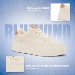 Thumbnail Giày Sneaker Nữ BLUEWIND Da PU Phối Lỗ Thoáng Khí 68866 3