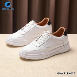 Thumbnail Giày Sneaker tăng chiều cao thể thao siêu nhẹ FLEX-01 Trắng 4