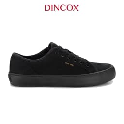 Thumbnail Giày Sneaker Vải Canvas Nam Nữ E18 Black DIncox 2