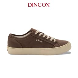 Thumbnail Giày Sneaker Vải Canvas Nam Nữ E18 Chocolate Dincox 2