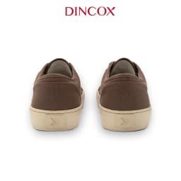 Thumbnail Giày Sneaker Vải Canvas Nam Nữ E18 Chocolate Dincox 4