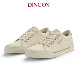 Thumbnail Giày Sneaker Vải Canvas Nam Nữ E12 Cream Thời Trang Dincox 3
