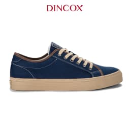 Thumbnail Giày Sneaker Vải Canvas Nam Nữ E12 Dark Navy Dincox 1