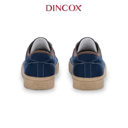 Thumbnail Giày Sneaker Vải Canvas Nam Nữ E12 Dark Navy Dincox 4