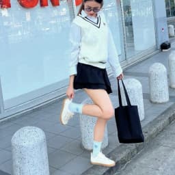 Thumbnail Giày Sneaker Vải Canvas Unisex D27 White DINCOX Đơn Giản Hiện Đại 4
