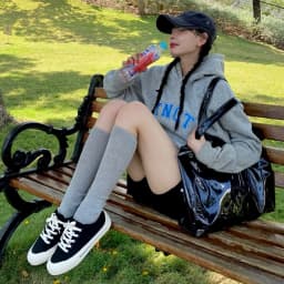 Thumbnail Giày Sneaker Vải Canvas Unisex Chính Hãng DINCOX C20 Black Sang Trọng Tinh Tế Đơn Giản 4