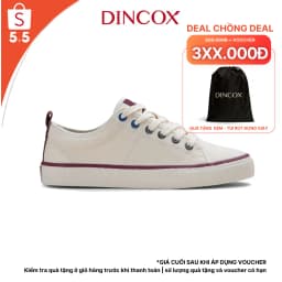 Thumbnail Giày Sneaker Vải Canvas Unisex C40 Off/white Dincox Đơn Giản Tinh Tế 1