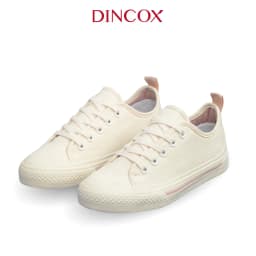 Thumbnail Giày Sneaker Vải Nữ DINCOX C20 Nữ Tính Sang Trọng Off/White 3