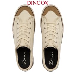 Thumbnail Giày Sục Đạp Gót Mules Vải Sneaker Unisex, Giày Sục Thể Thao Tăng Chiều Cao 4cm DINCOX E10 Off/white 4