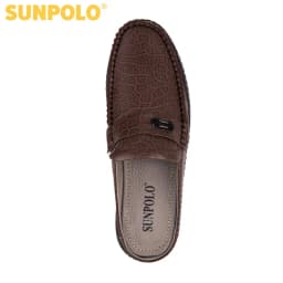 Thumbnail Giày sục nam Da bò cao cấp SUNPOLO công sở đi chơi SPO274 3