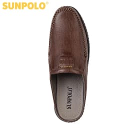 Thumbnail Giày sục nam Da bò SUNPOLO đi làm công sở đi chơi SUT327 4