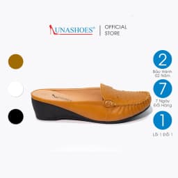 Thumbnail Giày sục nữ, dép sục nữ LUNA 32502 da bò thật giầy cho mẹ thời trang cao cấp bảo hành 24 tháng 1 đổi 1 1