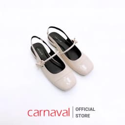 Thumbnail Giày Sục Nữ Quai Hậu Da Bóng Sang Trọng, Mũi Vuông Thời Trang Carnaval, Dễ Phối Đồ - VS122 2
