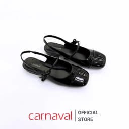 Thumbnail Giày Sục Nữ Quai Hậu Da Bóng Sang Trọng, Mũi Vuông Thời Trang Carnaval, Dễ Phối Đồ - VS122 3
