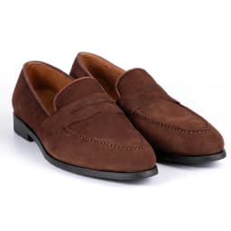 Thumbnail Giày Tây Lười Cao Cấp Classic Loafer - LF02 - Da Bò Ý Lót Trong Da Bò Mộc - Thương hiệu Be Classy 4